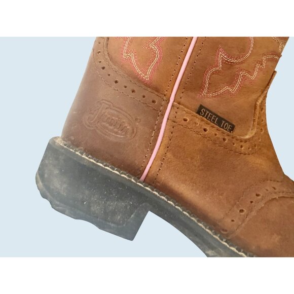 JUSTIN Women's Gypsy Wanette Western Cowboy Work Boot Size 9 - Picture 2 of 8